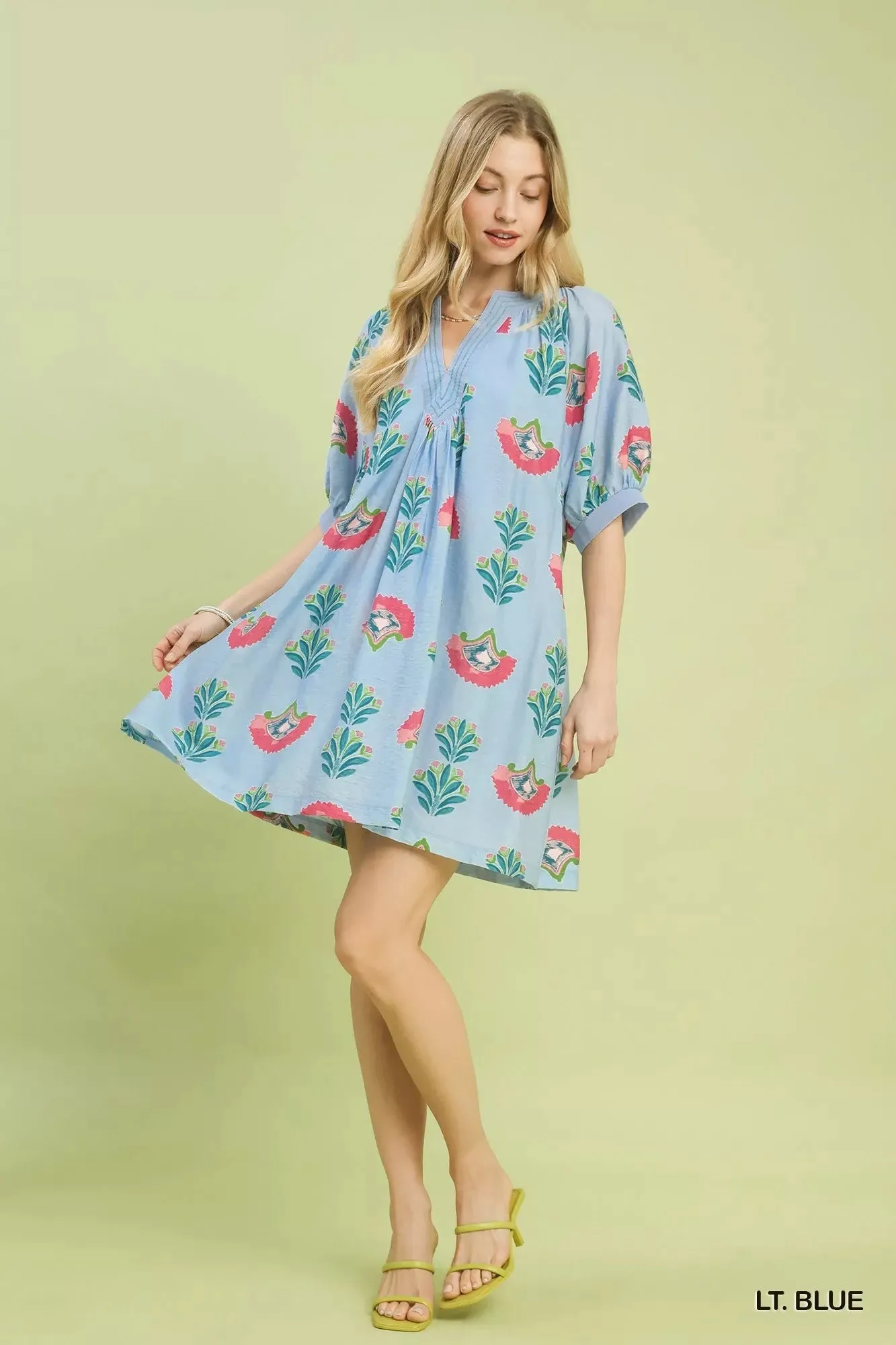 Umgee Abstract Print Mini Dress sold by Charming Charlie product image thumbnail 4