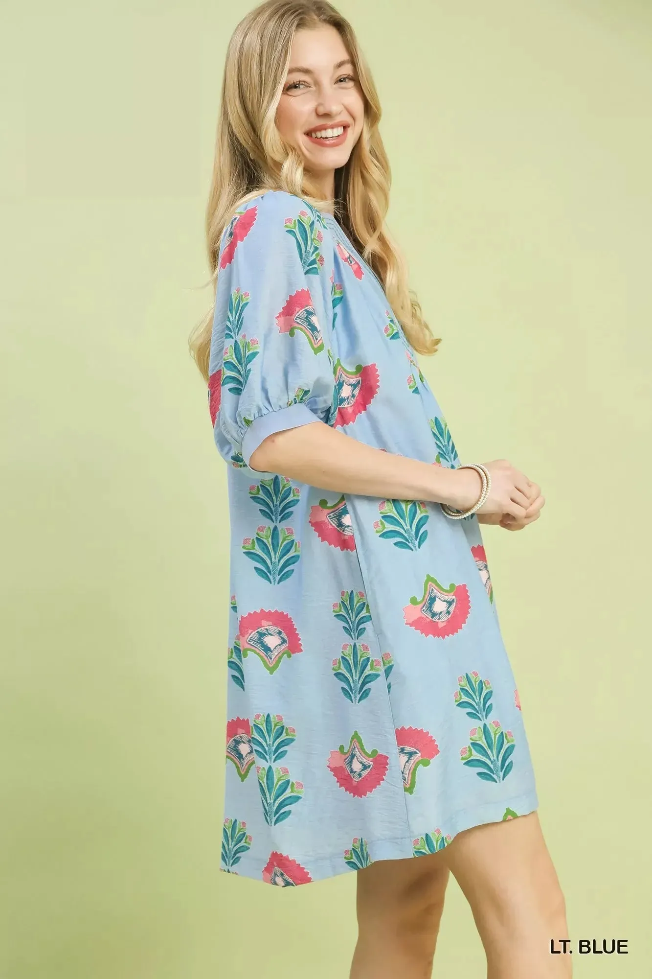 Umgee Abstract Print Mini Dress sold by Charming Charlie product image thumbnail 2