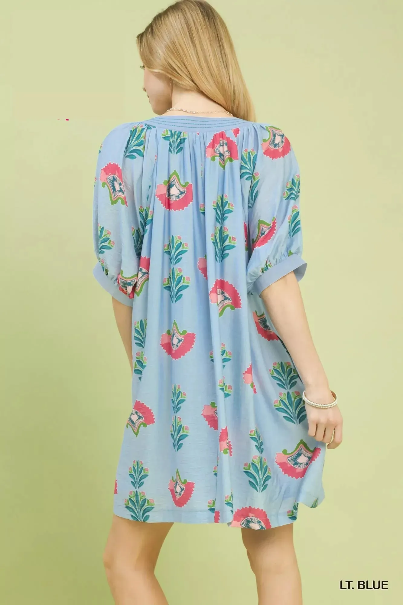 Umgee Abstract Print Mini Dress sold by Charming Charlie product image thumbnail 3