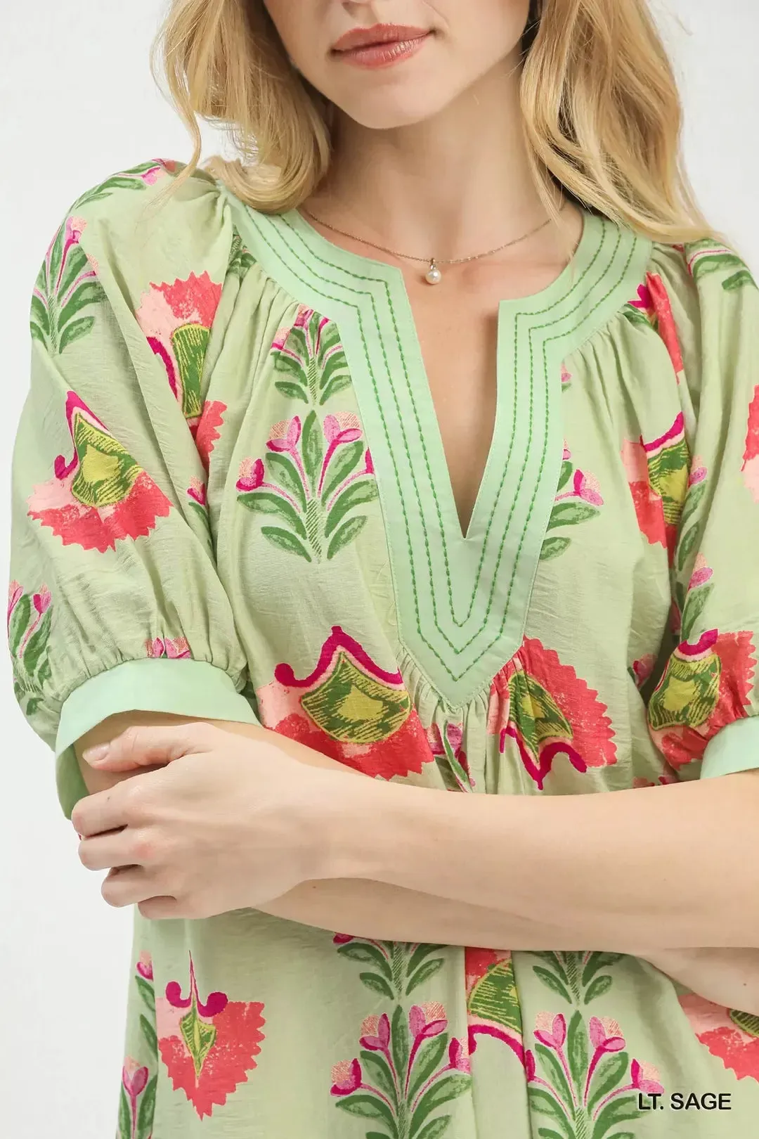 Umgee Abstract Print Mini Dress sold by Charming Charlie product image thumbnail 5
