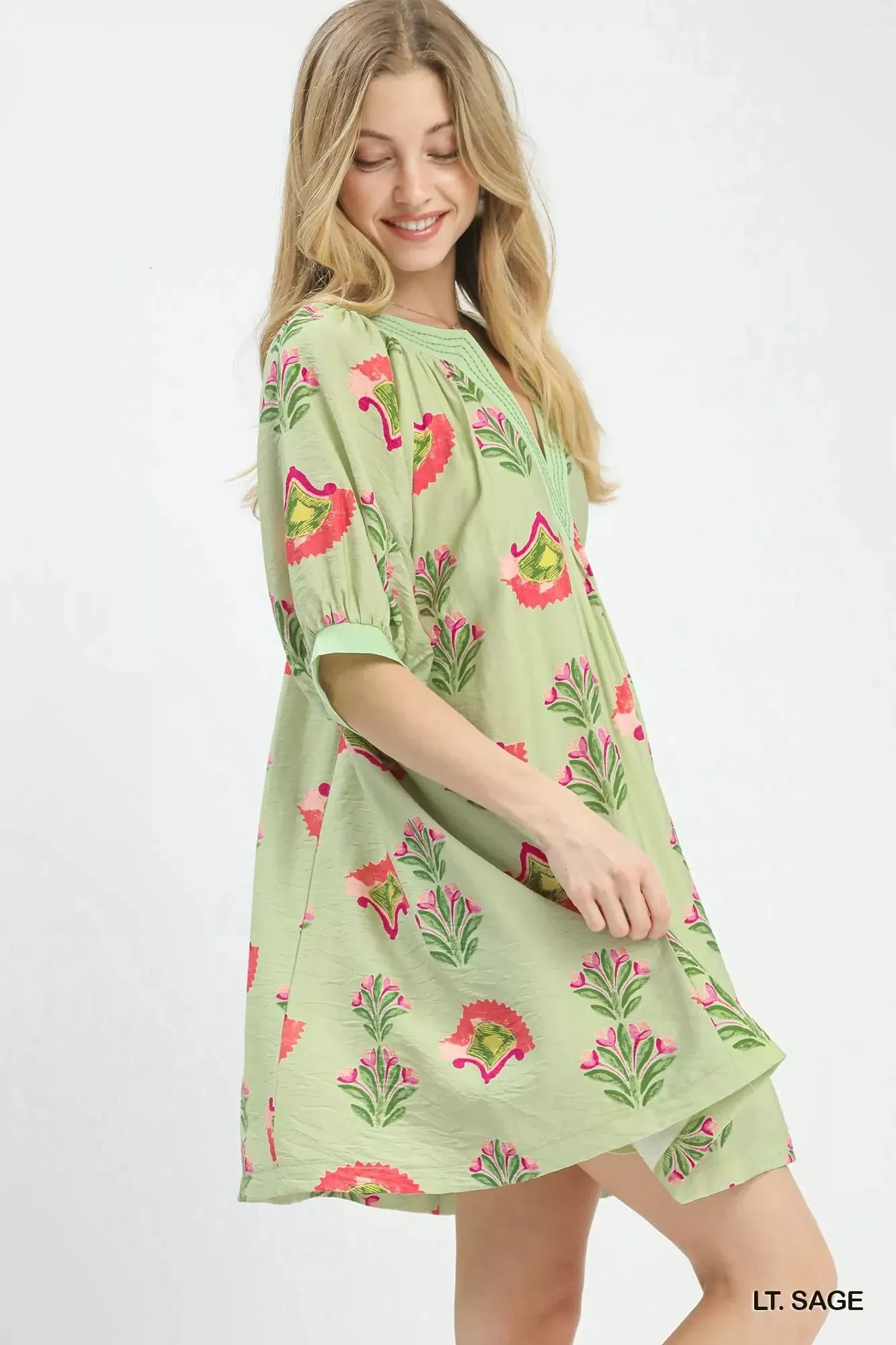Umgee Abstract Print Mini Dress sold by Charming Charlie product image thumbnail 2