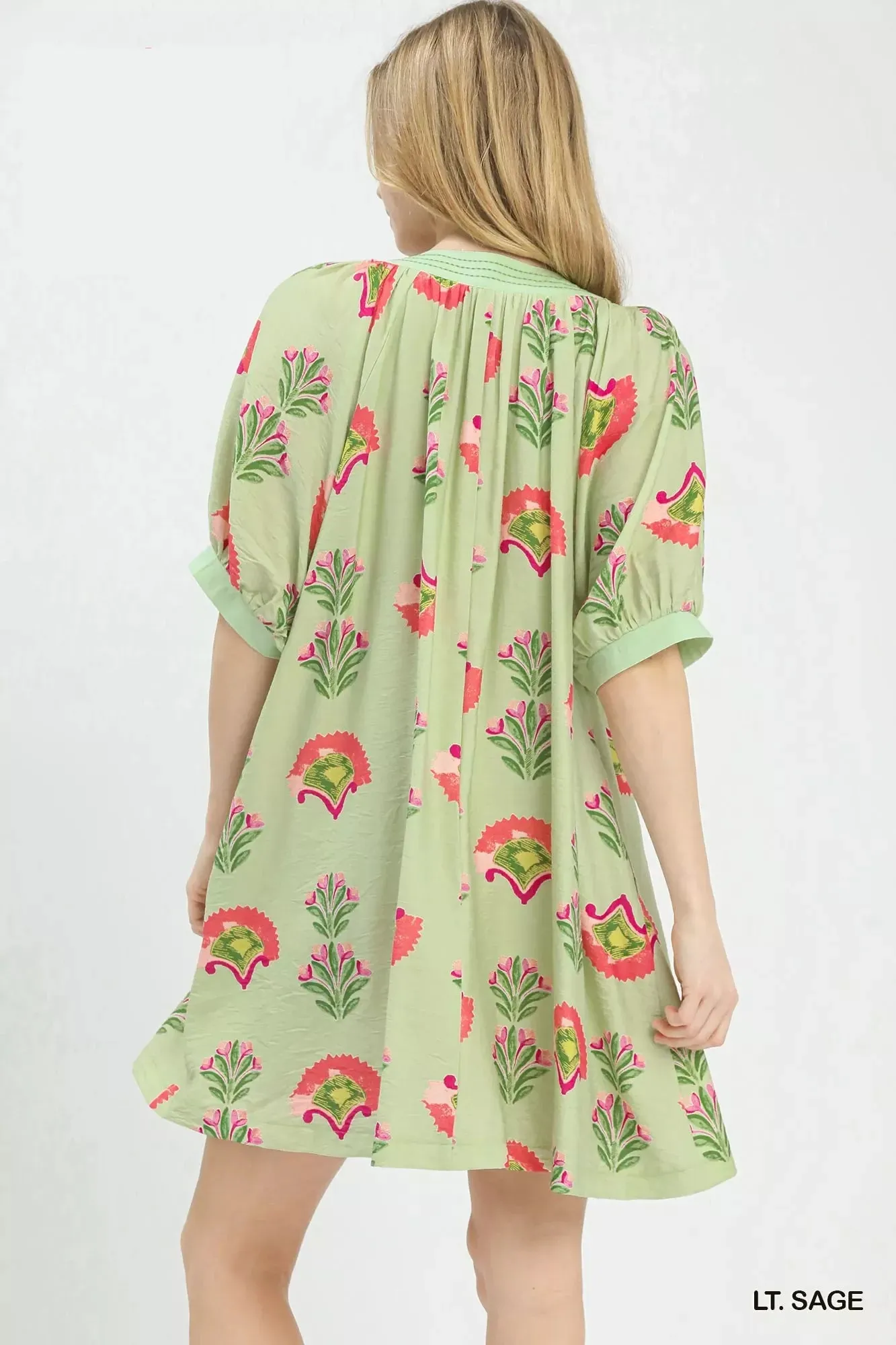 Umgee Abstract Print Mini Dress sold by Charming Charlie product image thumbnail 3