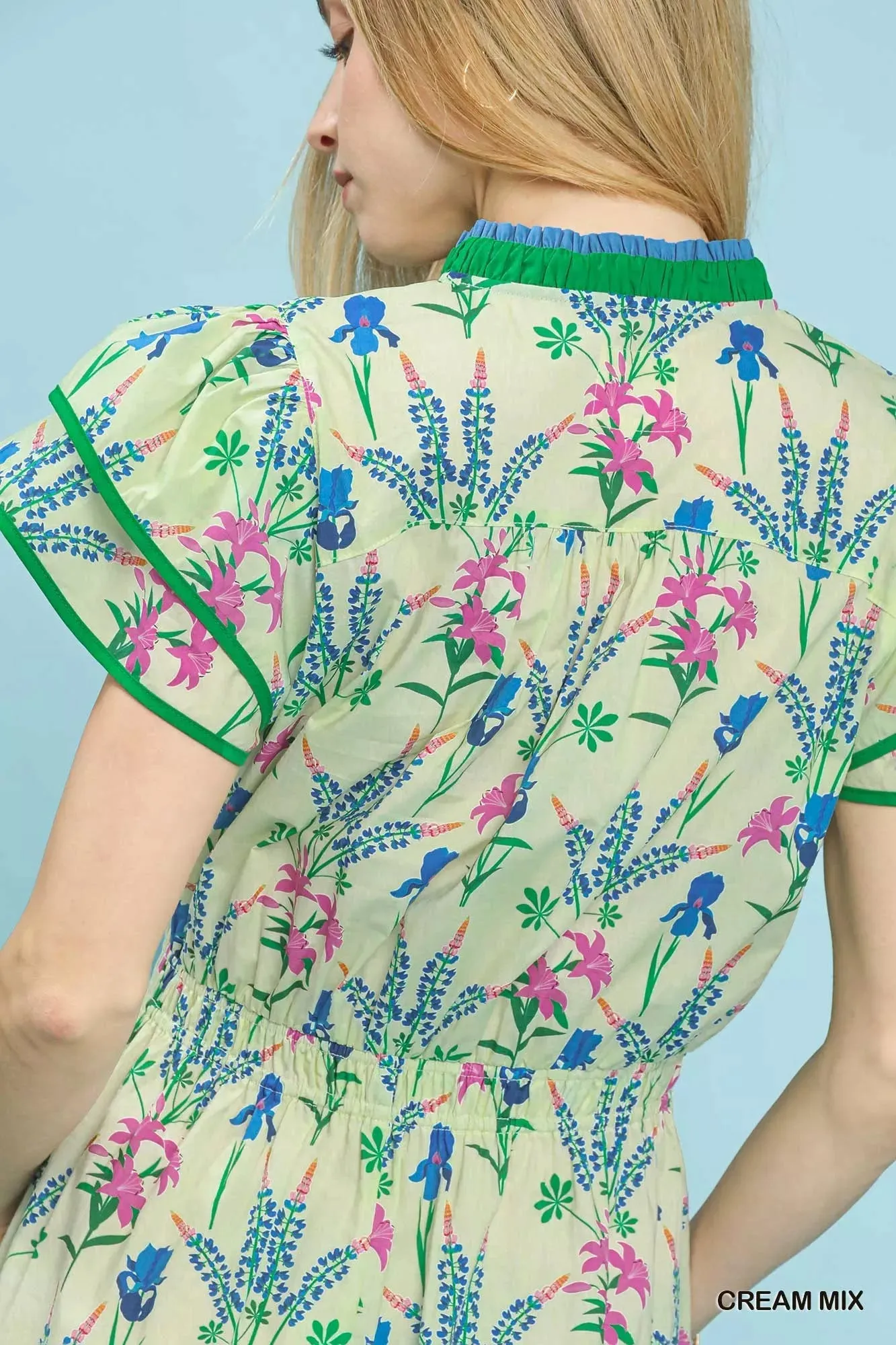 Umgee Mix Floral Midi Dress sold by Charming Charlie product image thumbnail 5