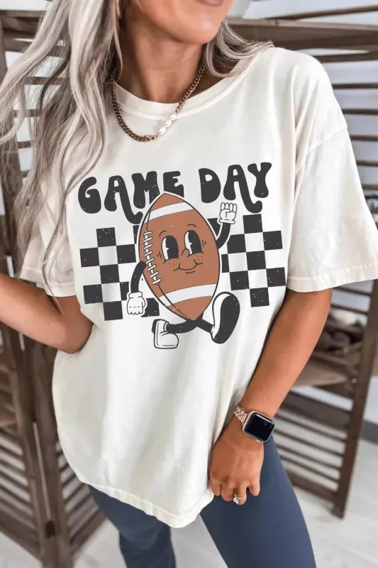 Game Day Football Graphic T-Shirt made by Trendsi