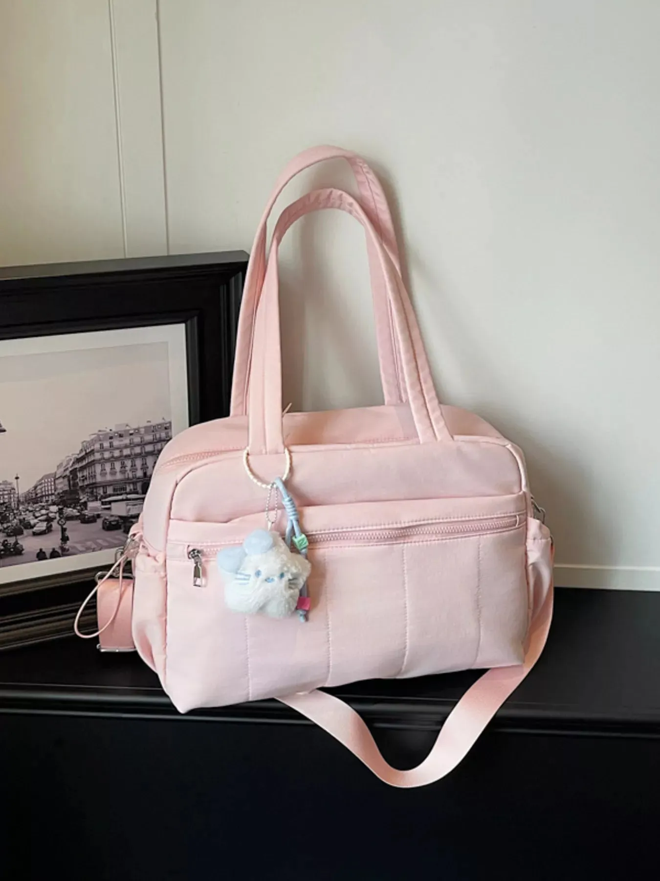 Nylon Lightweight Duffel Bag sold by Charming Charlie product image thumbnail 5