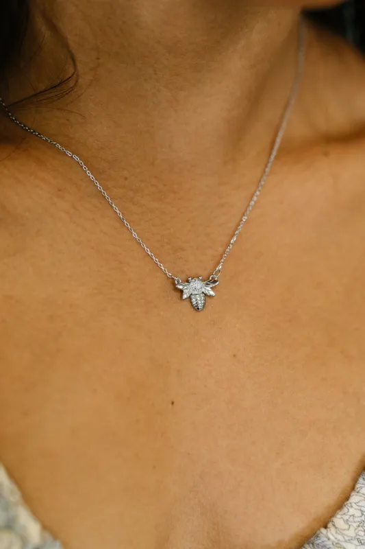 Bee Line Sterling Silver Necklace made by Charming Charlie