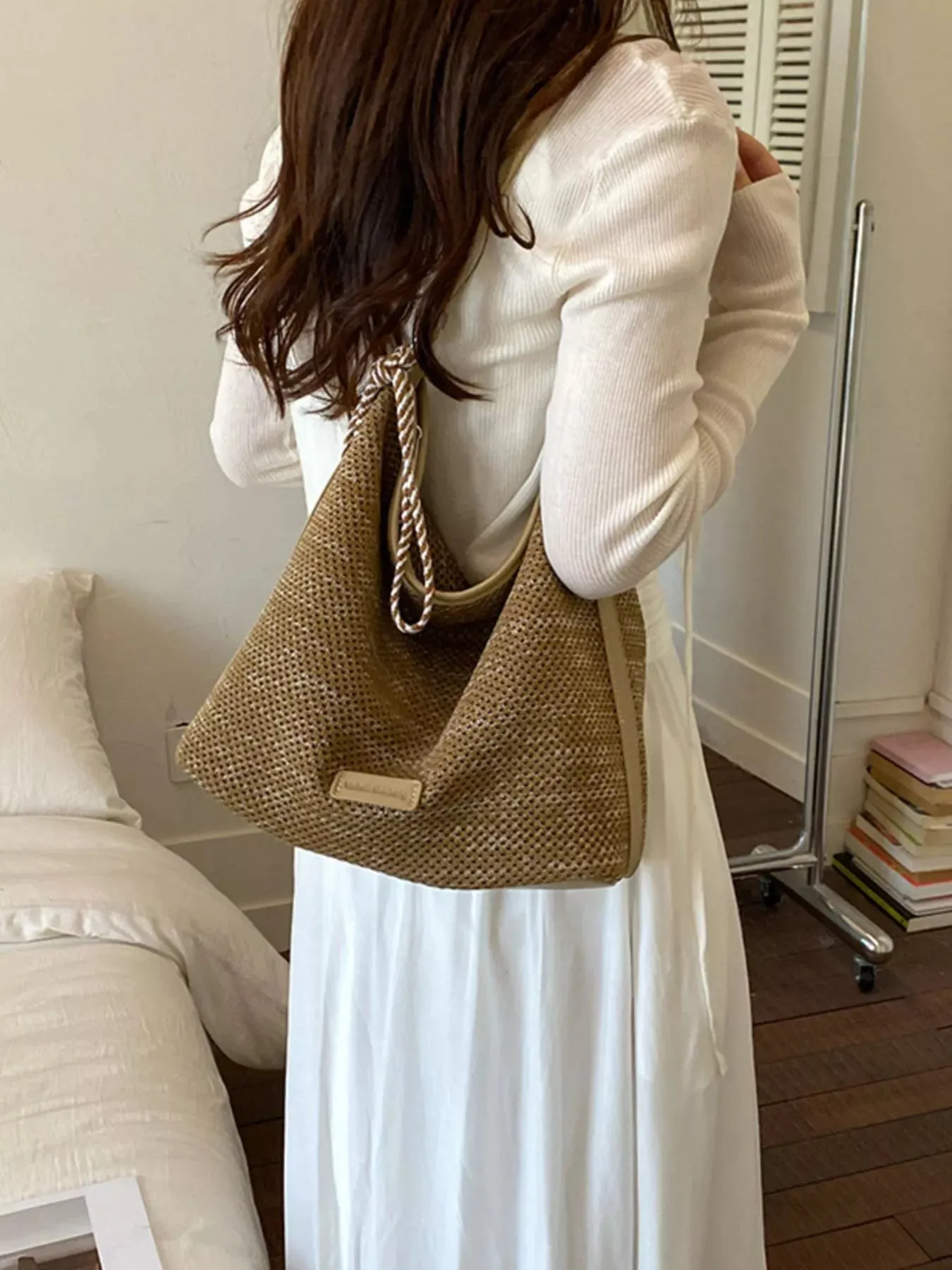 Tassel Woven Crossbody Bag sold by Charming Charlie product image thumbnail 4