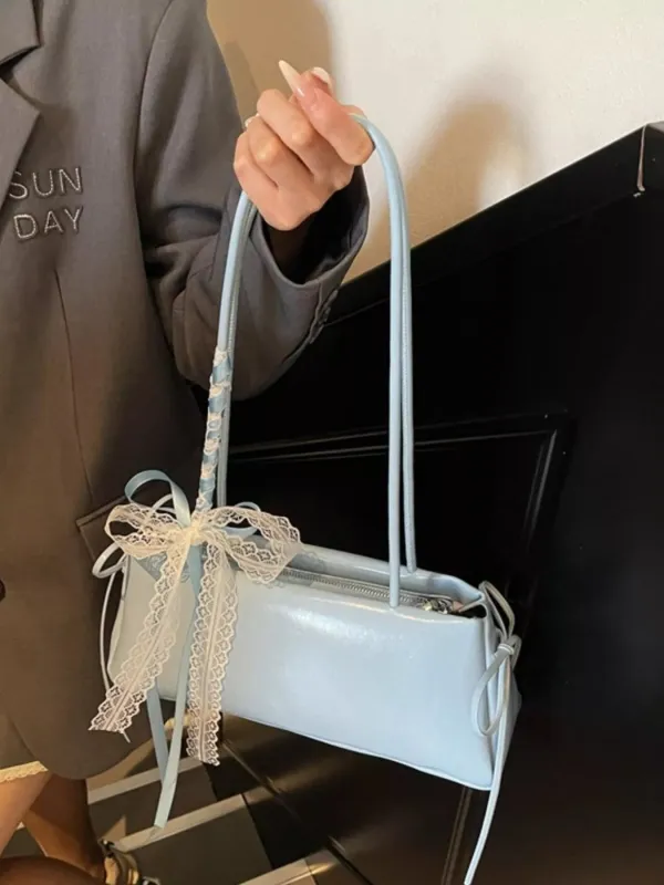 PU Leather Shoulder Bag made by Trendsi