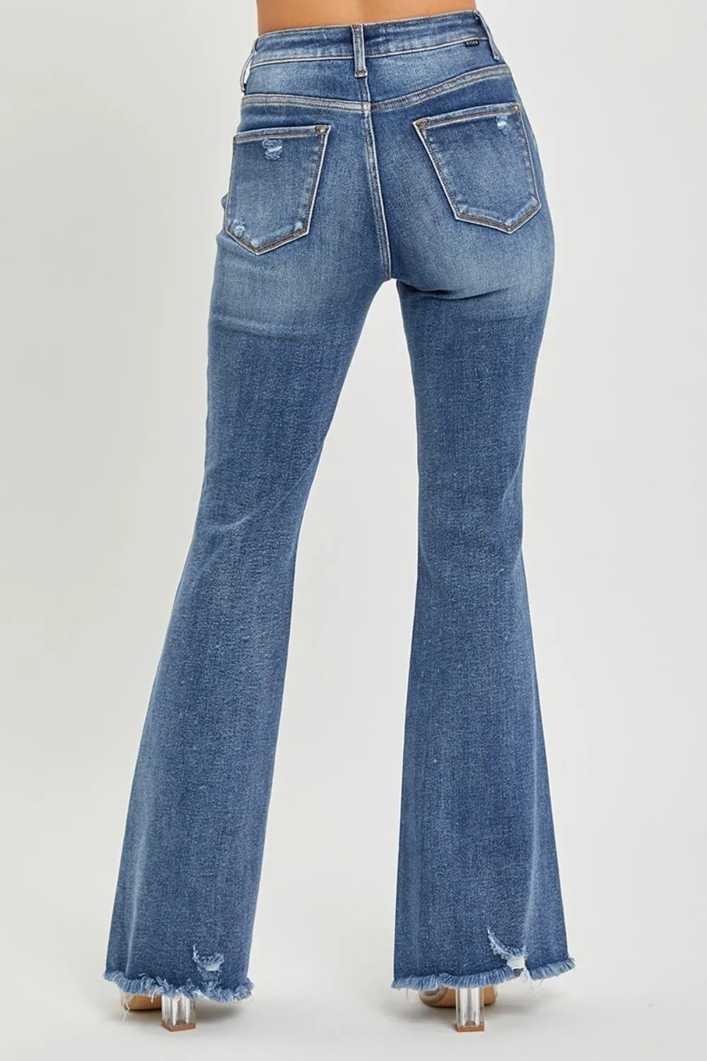 RISEN High Waist Distressed Fare Jeans sold by Charming Charlie product image thumbnail 2