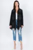 American Bazi Distressed Frayed Hem Denim Jacket sold by Charming Charlie