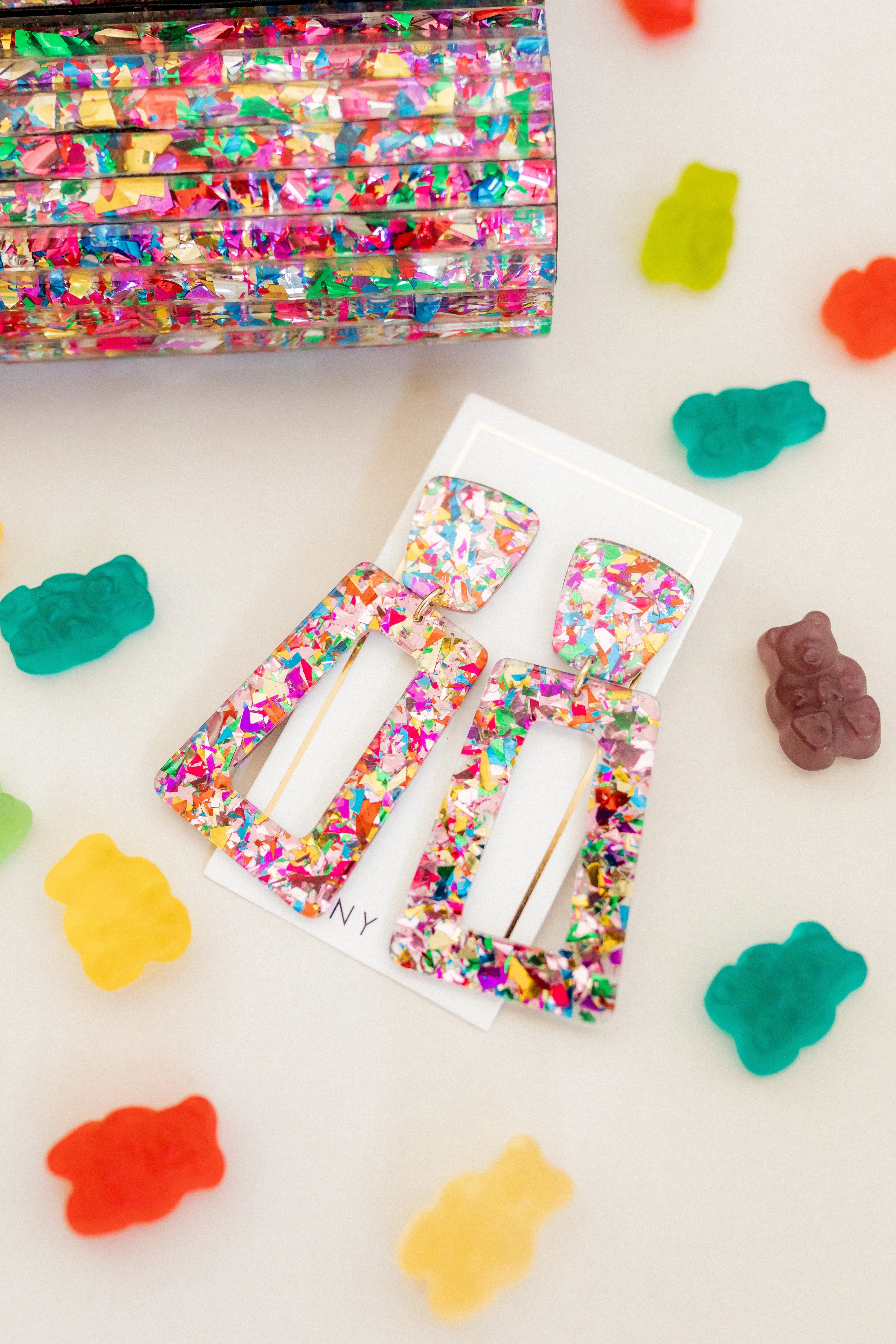 Kennedy - Pink Birthday Confetti sold by Charming Charlie product image thumbnail 4