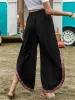 Slit Elastic Waist Wide Leg Pants sold by Charming Charlie