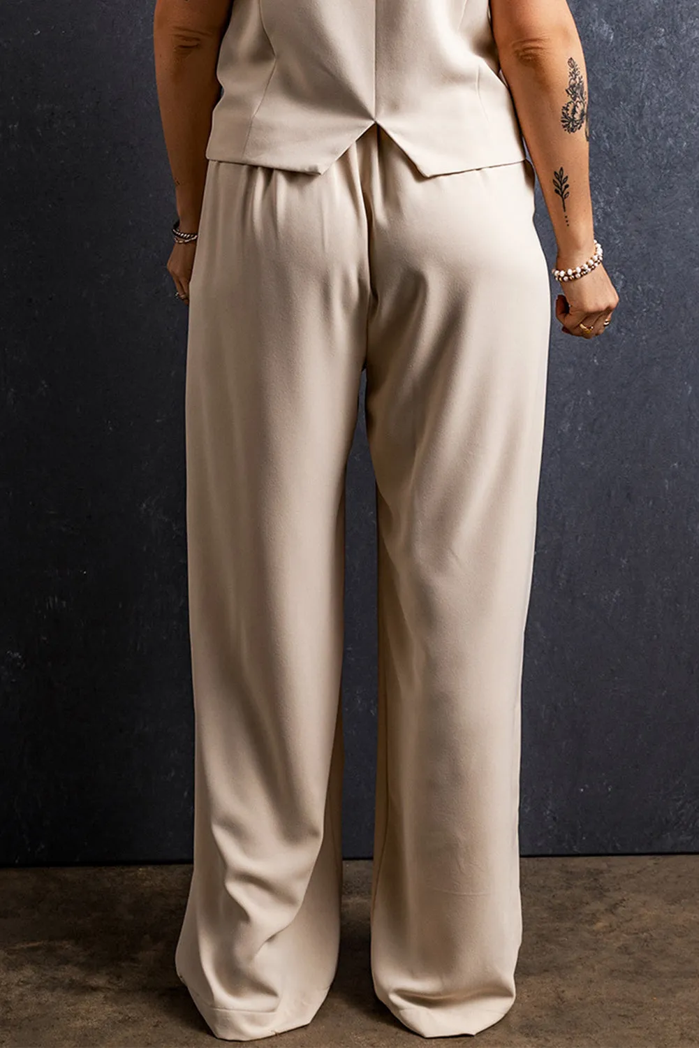 Ruched Wide Leg Pants with Pockets sold by Charming Charlie product image thumbnail 2