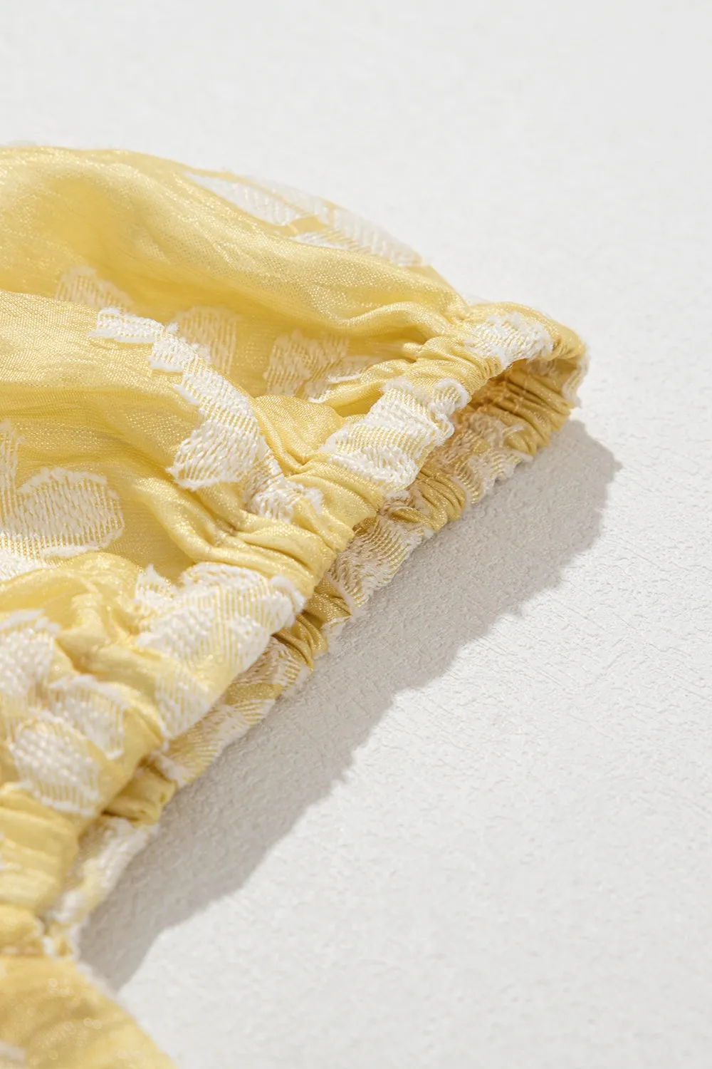 Printed Square Neck Puff Sleeve Mini Dress sold by Charming Charlie product image thumbnail 4