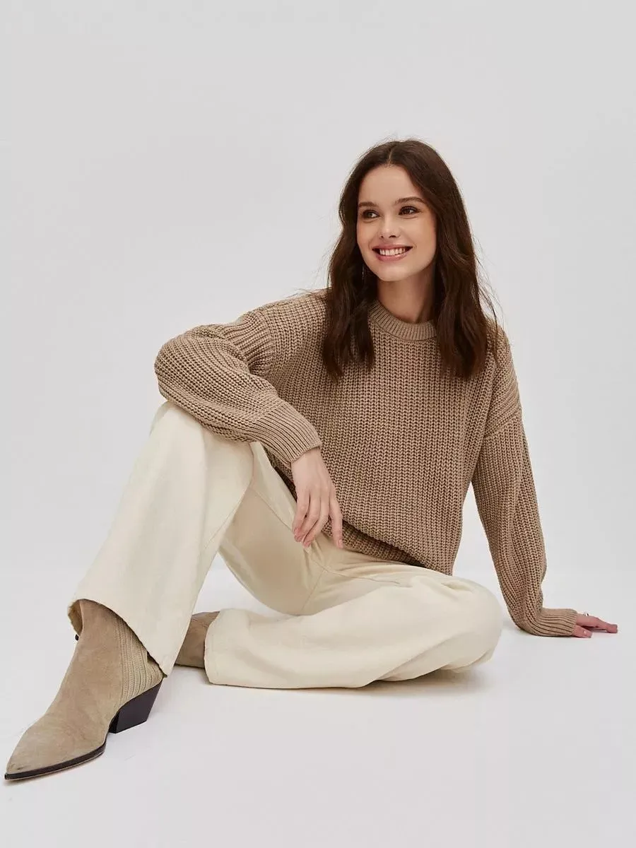 Round Neck Long Sleeve Sweater sold by Charming Charlie product image thumbnail 2