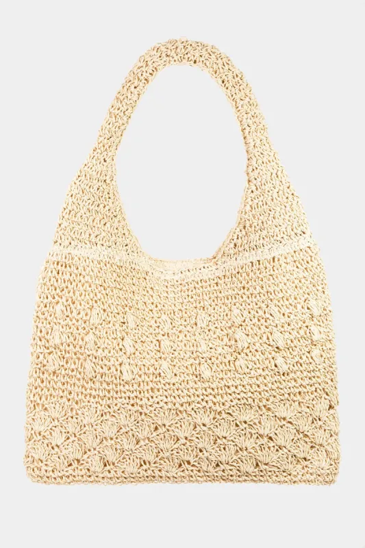 Fame Straw Braided Tote Bag sold by Charming Charlie