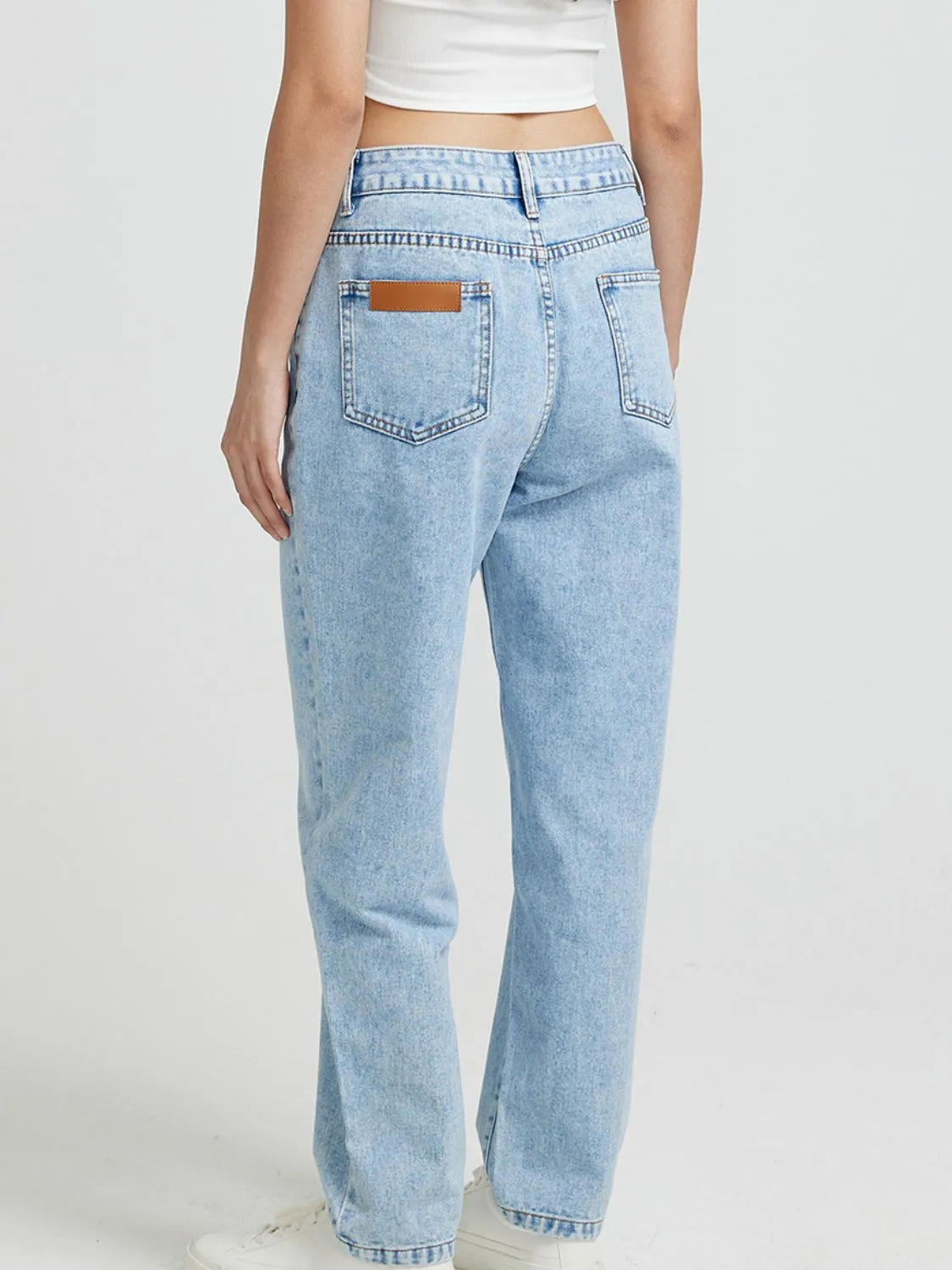 Pocketed Straight Leg Jeans sold by Charming Charlie product image thumbnail 2