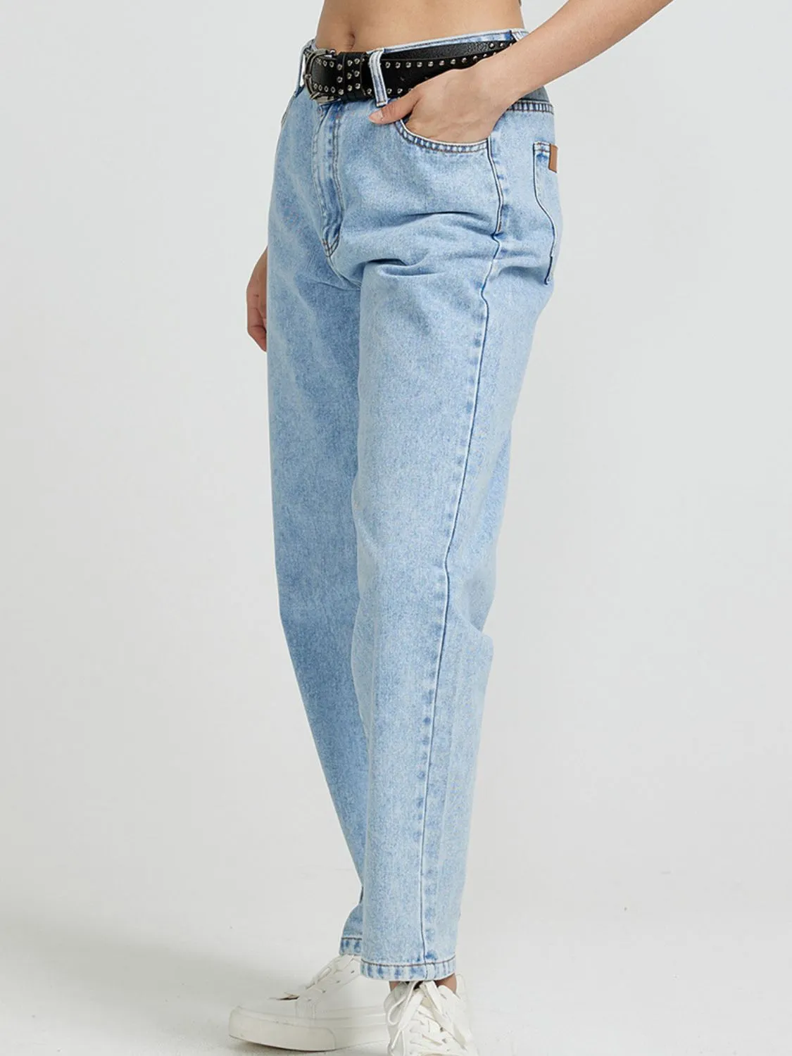 Pocketed Straight Leg Jeans sold by Charming Charlie product image thumbnail 4