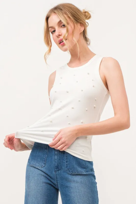 And The Why Pearl Decon Round Neck Tank sold by Charming Charlie