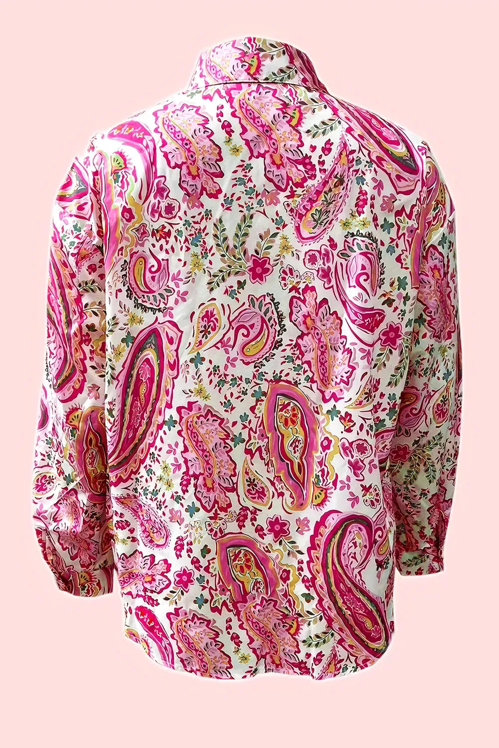 Printed Collared Neck Long Sleeve Shirt sold by Charming Charlie product image thumbnail 2