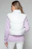 Snobbish Zip Up Turtleneck Shiny Quilted Vest sold by Charming Charlie
