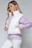 Snobbish Zip Up Turtleneck Shiny Quilted Vest sold by Charming Charlie