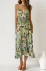 Tied Printed Sleeveless Cami Dress sold by Charming Charlie