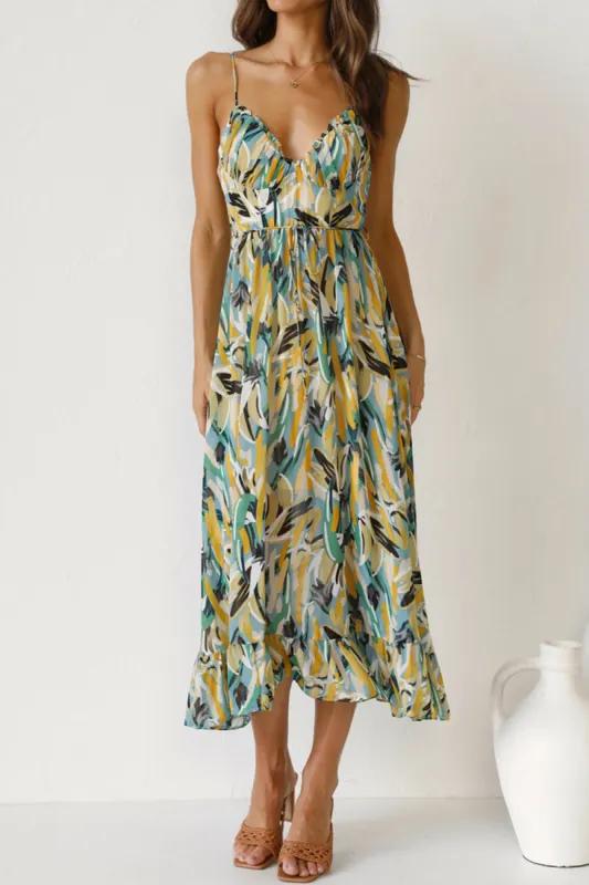 Tied Printed Sleeveless Cami Dress sold by Charming Charlie