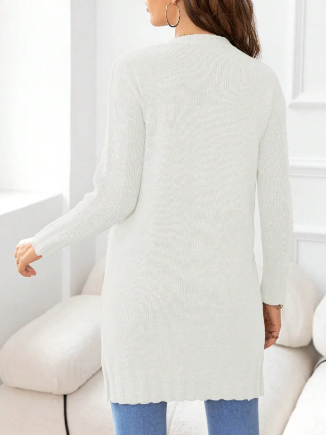 Open Front Long Sleeve Cardigan sold by Charming Charlie product image thumbnail 3