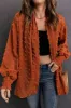 Swiss Dot Long Sleeve Shacket sold by Charming Charlie