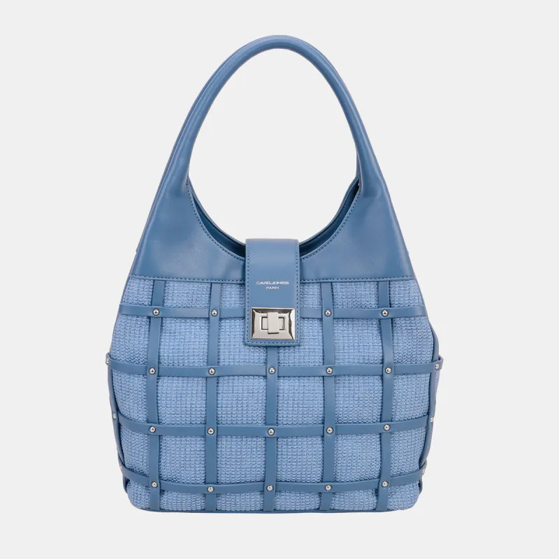 David Jones Rivet Decor Handbag sold by Charming Charlie