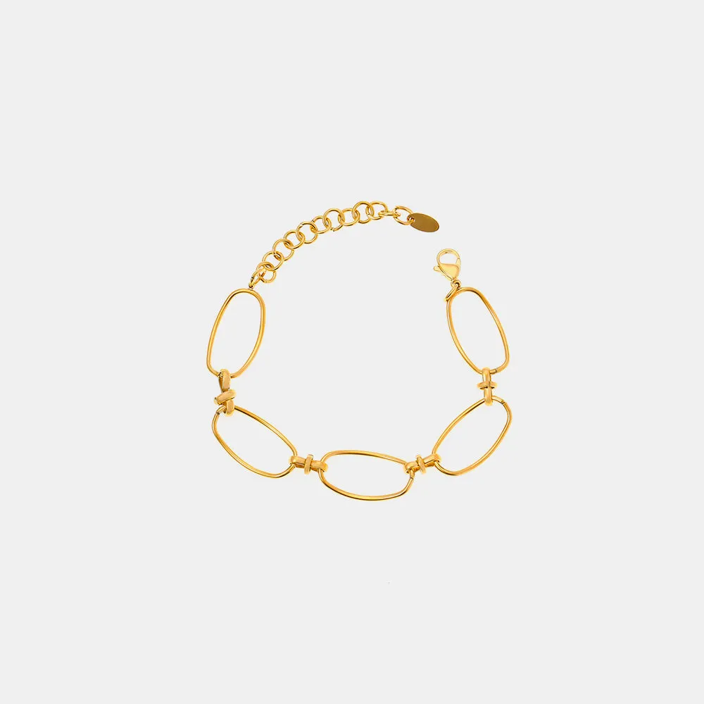 Titanium Steel Chain Bracelet sold by Charming Charlie product image thumbnail 2