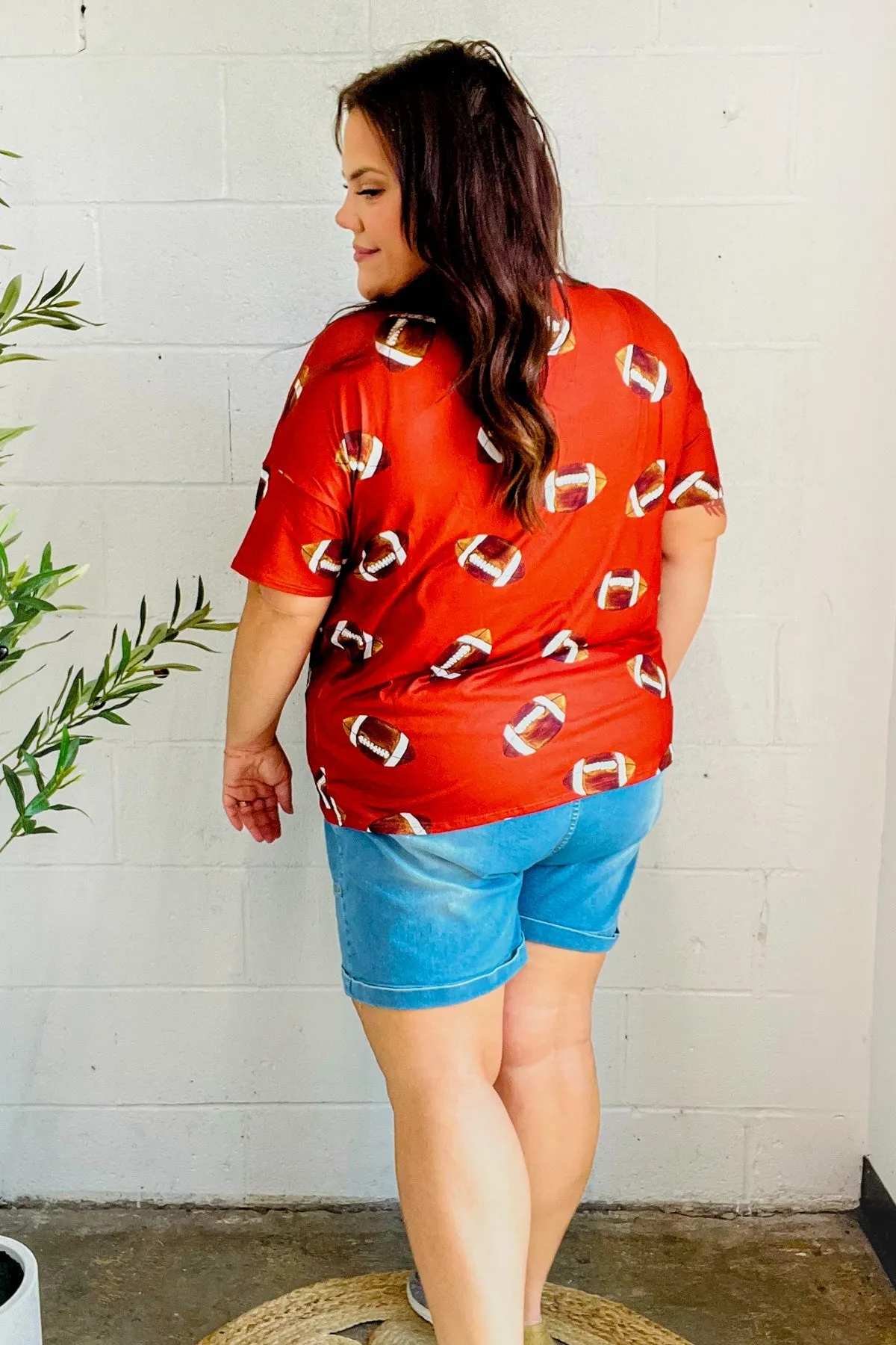 Game Day Auburn Football Print Knit Top sold by Charming Charlie product image thumbnail 4