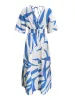 Slit Printed Surplice Maxi Dress sold by Charming Charlie