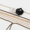 Alloy Rhinestone Multi-Layered Flower Necklace sold by Charming Charlie