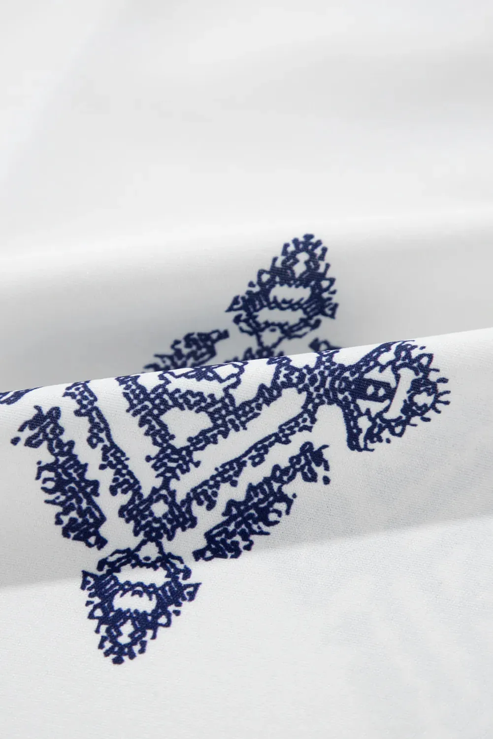 Printed V-Neck Three-Quarter Sleeve Blouse sold by Charming Charlie product image thumbnail 5