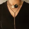 Alloy Rhinestone Multi-Layered Flower Necklace sold by Charming Charlie