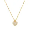 Sterling Silver Tiny Puffed CZ Heart Pendant Necklace sold by Charming Charlie