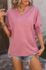 Notched Lantern Sleeve Blouse sold by Charming Charlie
