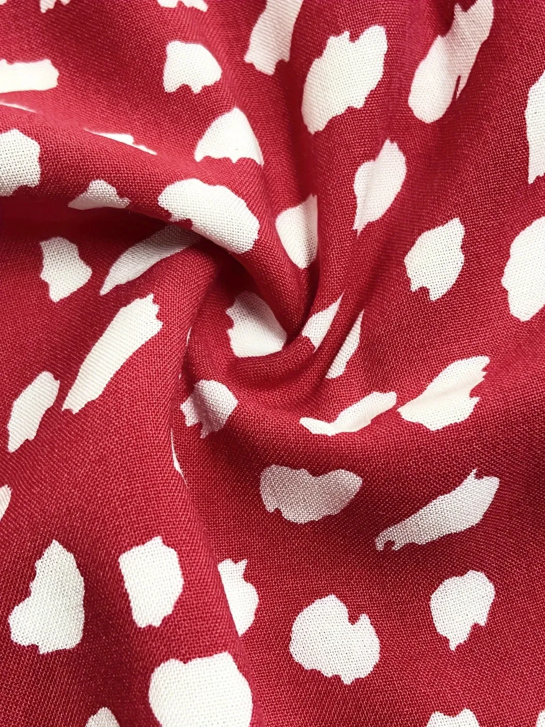 Printed V-Neck Short Sleeve Mini Dress sold by Charming Charlie product image thumbnail 5