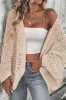 Openwork Open Front Long Sleeve Cardigan sold by Charming Charlie