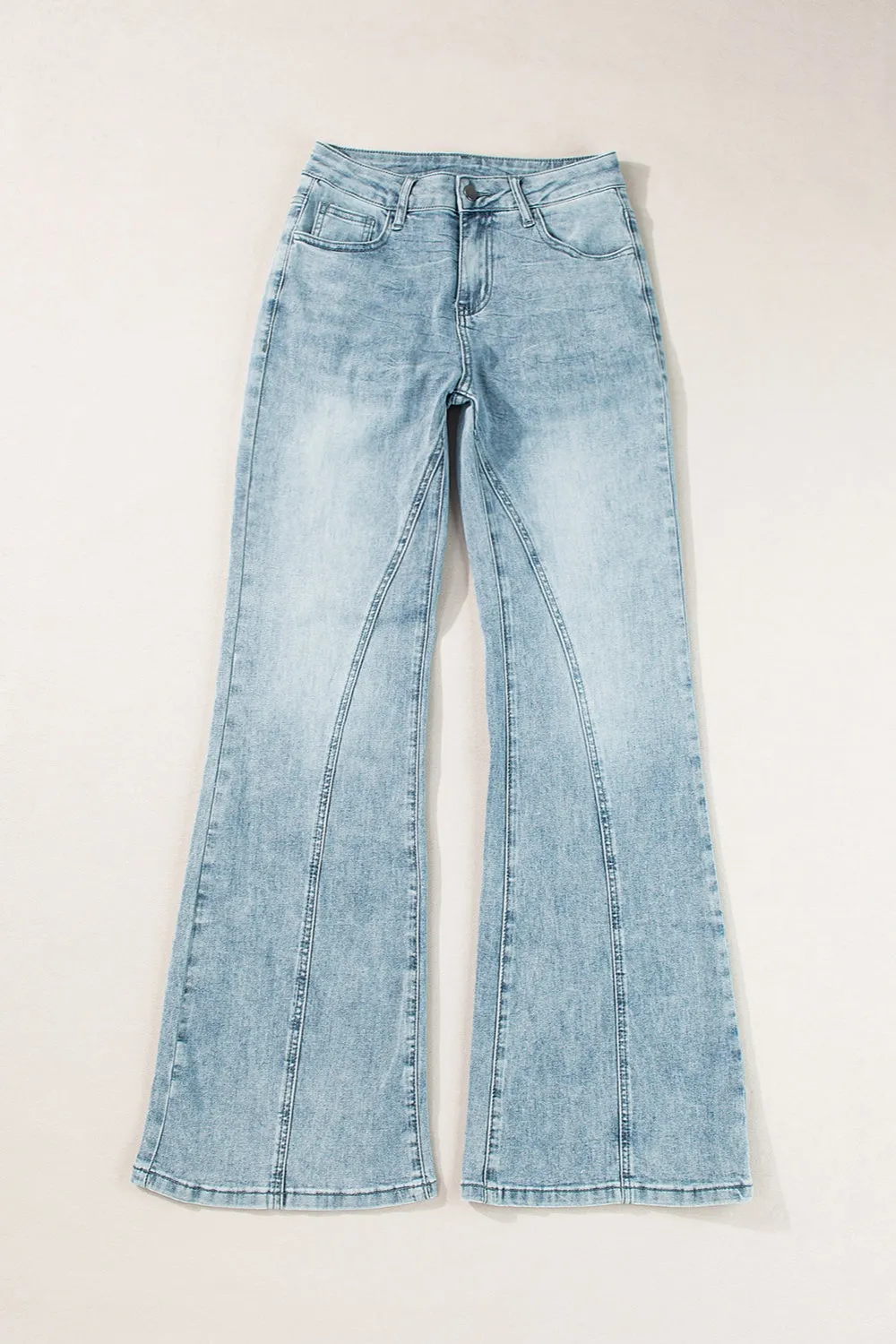 High Waist Bootcut Jeans with Pockets sold by Charming Charlie product image thumbnail 2