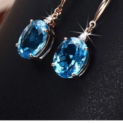 Rose Gold-Plated Artificial Gemstone Earrings sold by Charming Charlie product image thumbnail 4
