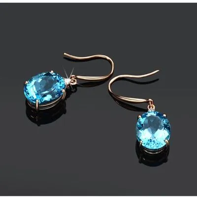 Rose Gold-Plated Artificial Gemstone Earrings sold by Charming Charlie product image thumbnail 2