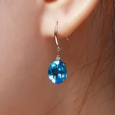 Rose Gold-Plated Artificial Gemstone Earrings sold by Charming Charlie product image thumbnail 3