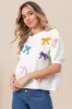 BiBi Bow Detail Puff Sleeve Sweater sold by Charming Charlie