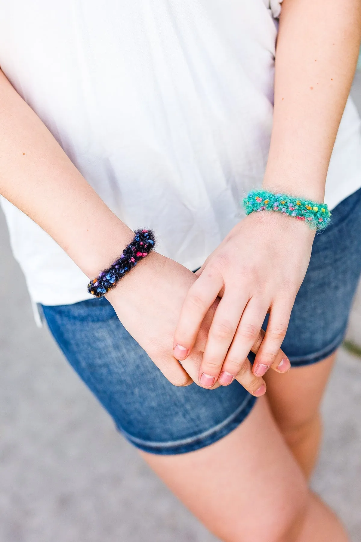 Speckled Multicolor Hair Tie Set sold by Charming Charlie product image thumbnail 5