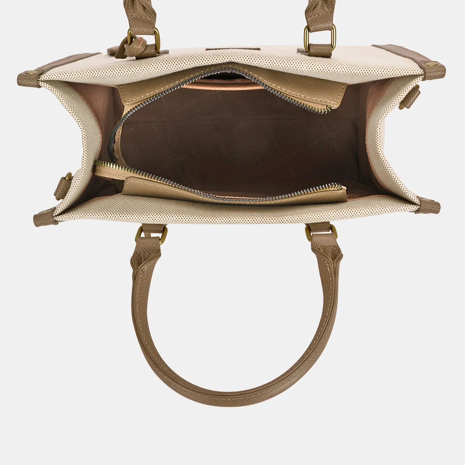 David Jones PU Leather Contrast HandBag sold by Charming Charlie product image thumbnail 5