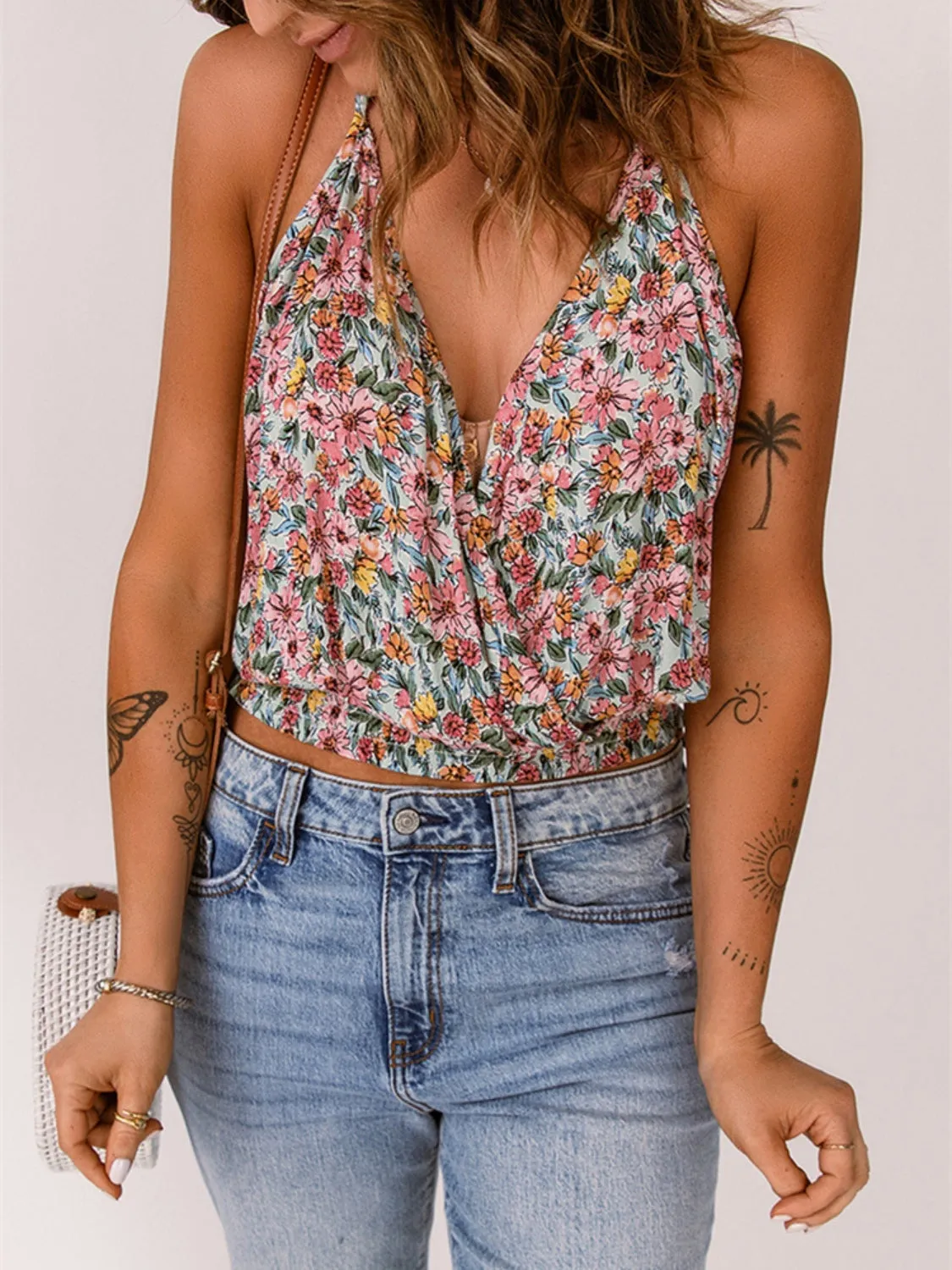 Floral Surplice Cami sold by Charming Charlie product image thumbnail 3
