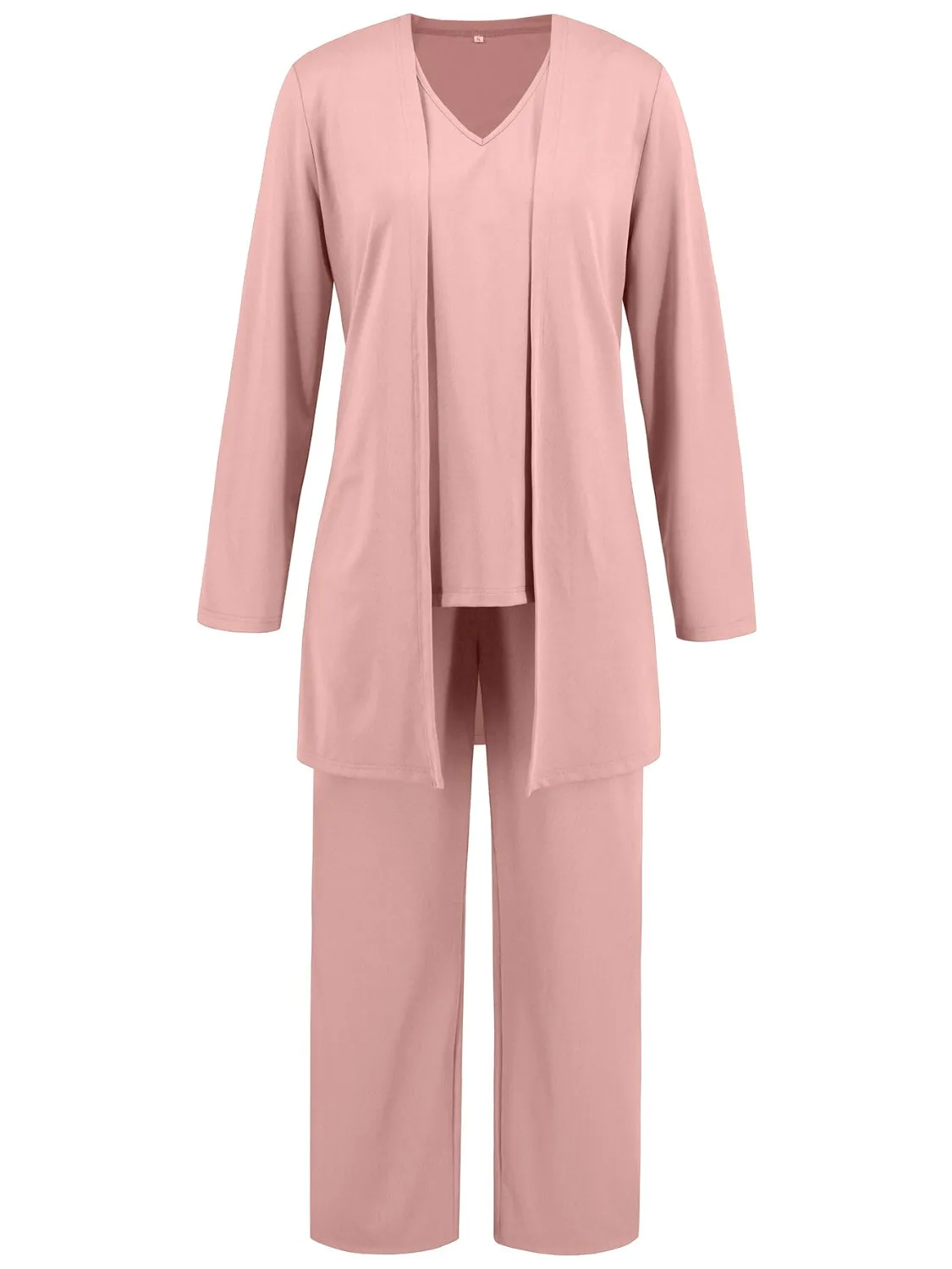 V-Neck Tank, Long Sleeve Cover-Up and Pants Three Piece Set sold by Charming Charlie product image thumbnail 5